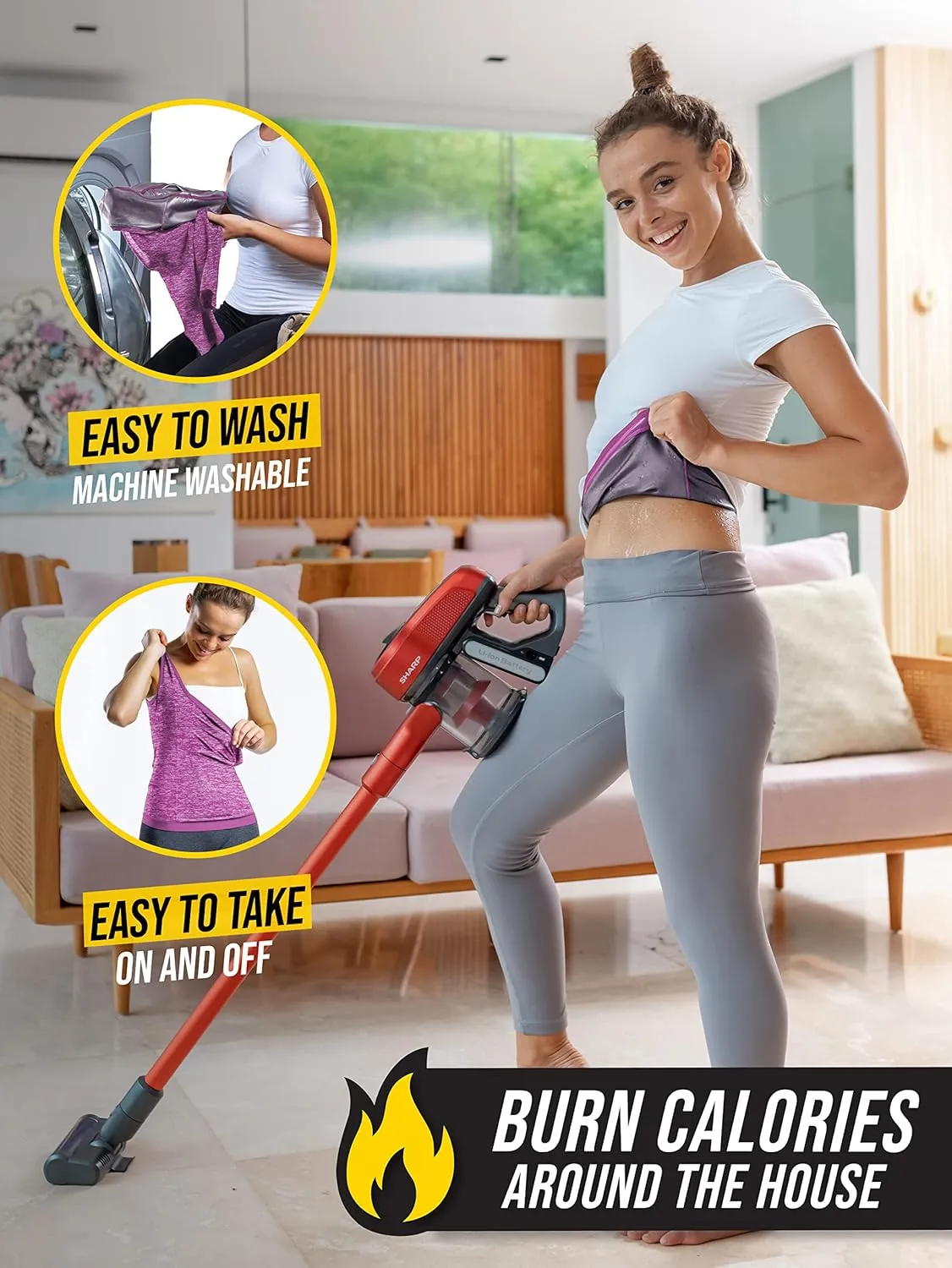 Sweat Vest for Women - Enhance Your Workouts & Boost Weight Loss, Increased Sweating & Compression Technology