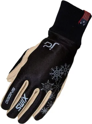 Swix Womens Jd Pro Gold Durable Flexible Breathable Warm Insulated Soft Winter Sports Gloves