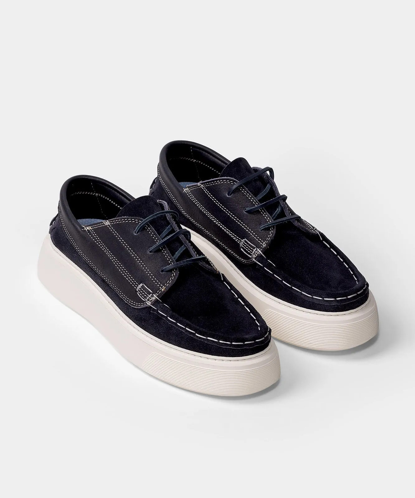 Tahoe Deep Blue Suede
