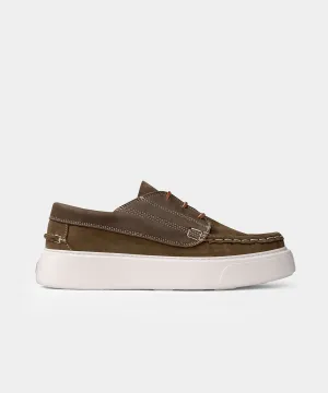 Tahoe Olive Green Suede