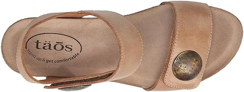 Taos Footwear Women's Carousel 3 Wedge Sandal