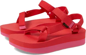 Teva Women's Flatform Universal Sport Sandal, Hot Pink, 10