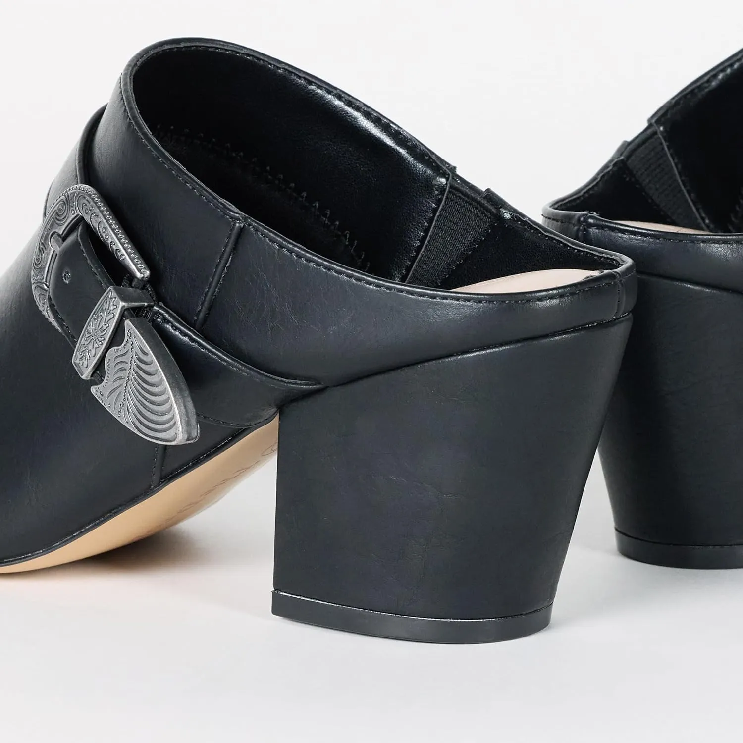 The Drop Women's Jordan Pointed Toe Block-Heeled Mule