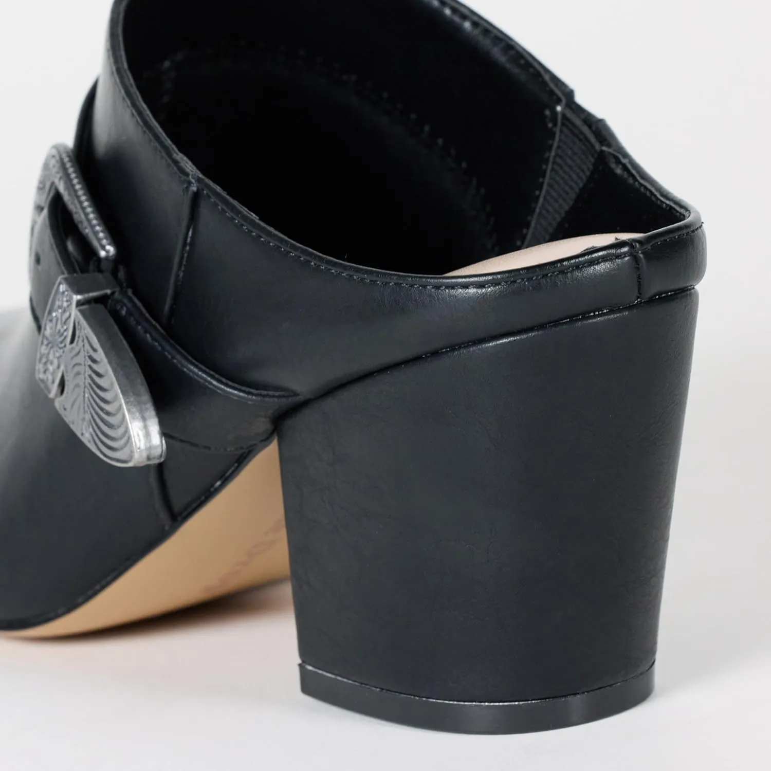 The Drop Women's Jordan Pointed Toe Block-Heeled Mule
