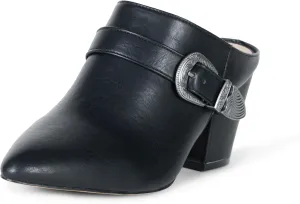The Drop Women's Jordan Pointed Toe Block-Heeled Mule
