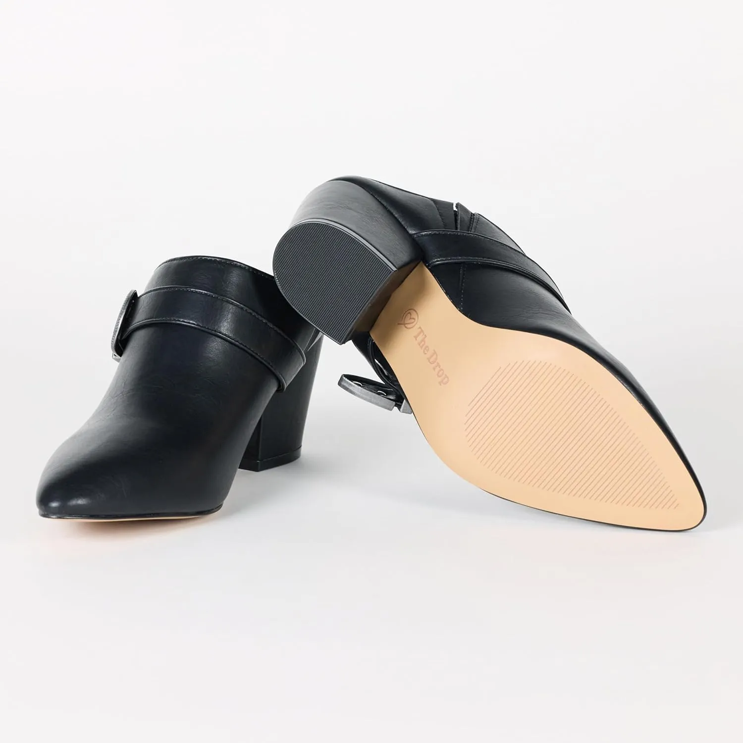 The Drop Women's Jordan Pointed Toe Block-Heeled Mule