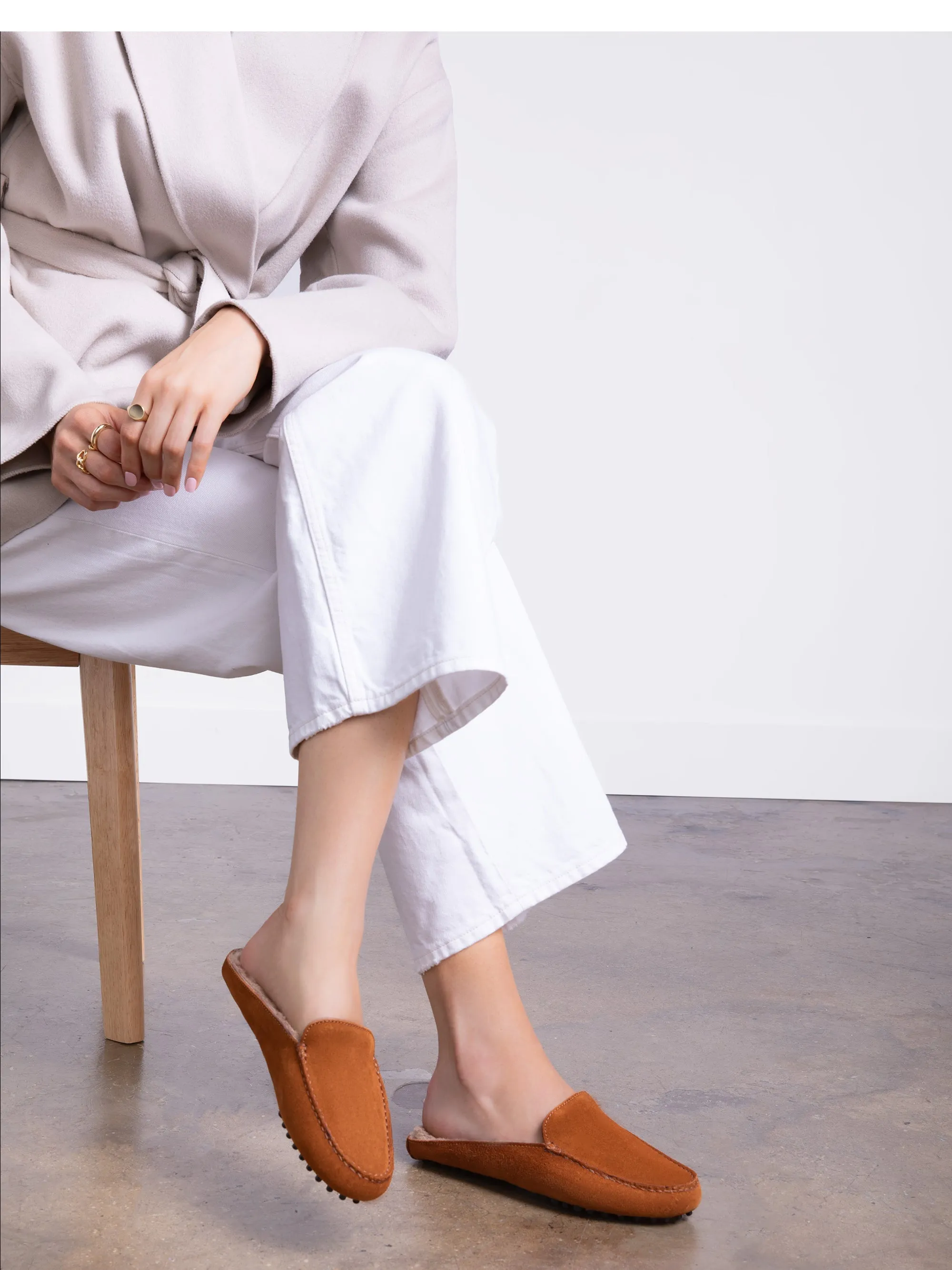 The Felize Shearling Mule (Sample Sale)