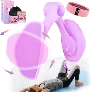 Thigh Master Thigh Exerciser for Women, Enhanced Resistance Hip and Pelvis Trainer, Inner Thigh Exercise Equipment Kegel Exercise Products for Women Home Gym(Purple)