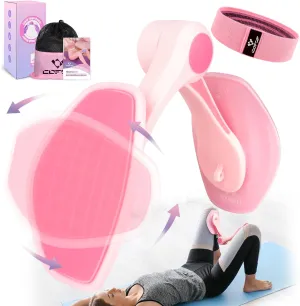 Thigh Master Thigh Exerciser for Women, Enhanced Resistance Hip and Pelvis Trainer, Inner Thigh Exercise Equipment Kegel Exercise Products for Women Home Gym(Sakura)