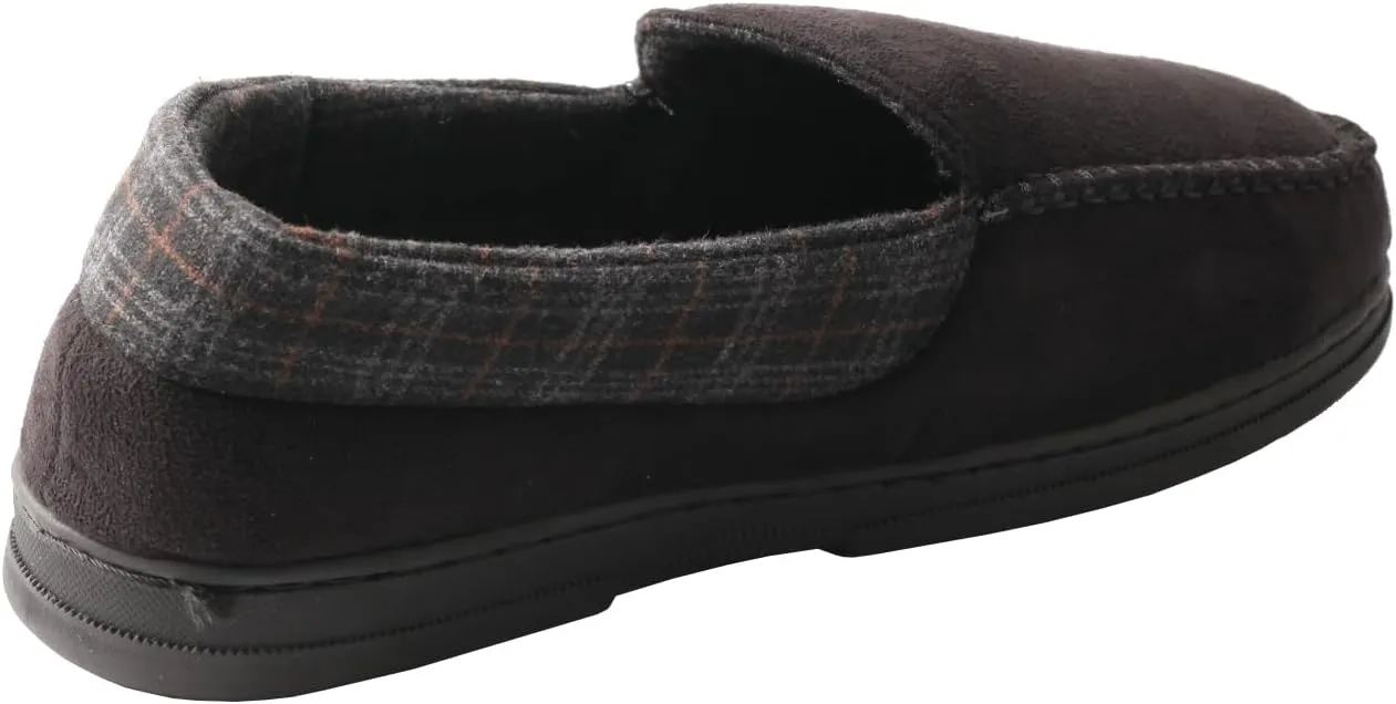 TMA EYES Men's Slip on Comfy House Shoes Soft Sole Indoor Outdoor Slippers