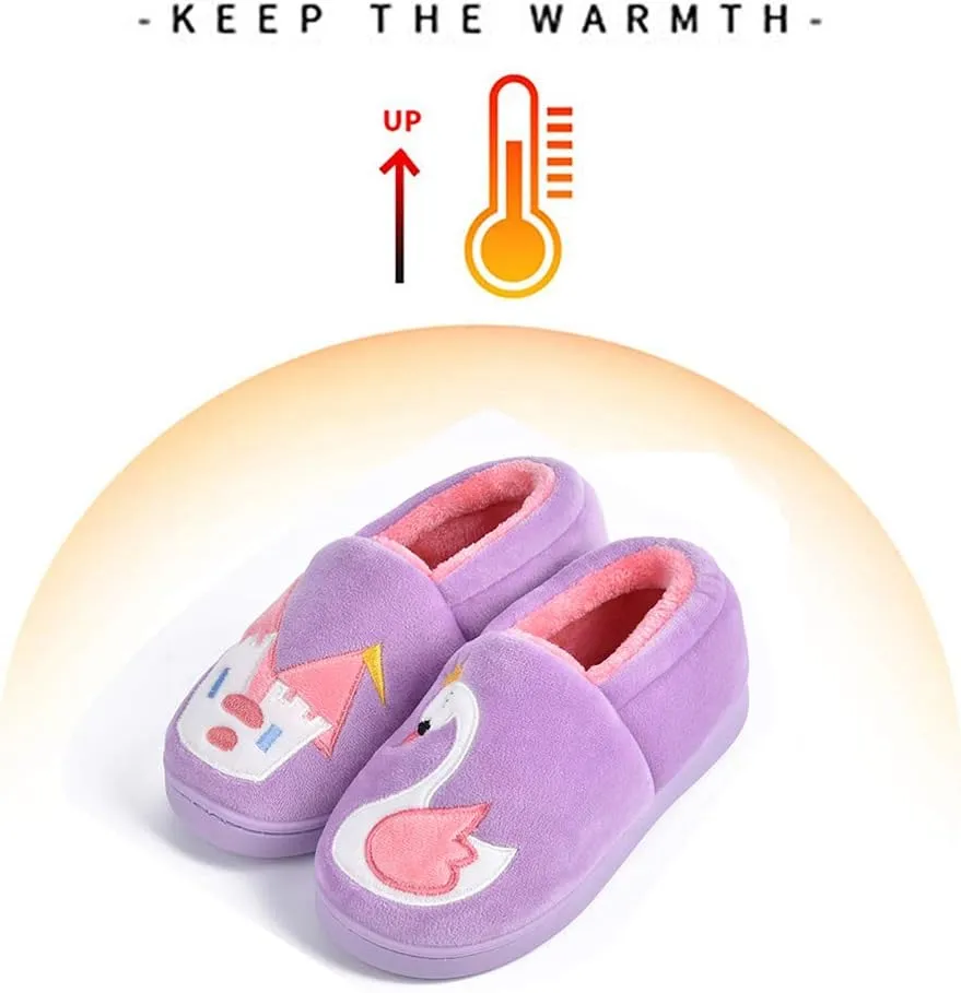 Toddler Slippers Boys Girls House Shoes Little Kids Home Indoor Bedroom Cute Warm Winter Slipper