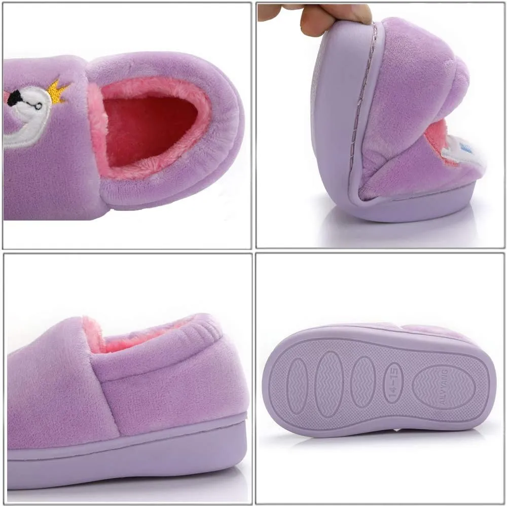Toddler Slippers Boys Girls House Shoes Little Kids Home Indoor Bedroom Cute Warm Winter Slipper