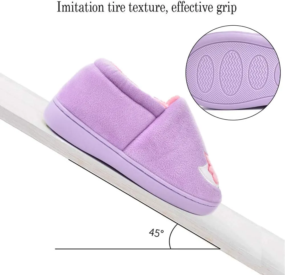 Toddler Slippers Boys Girls House Shoes Little Kids Home Indoor Bedroom Cute Warm Winter Slipper