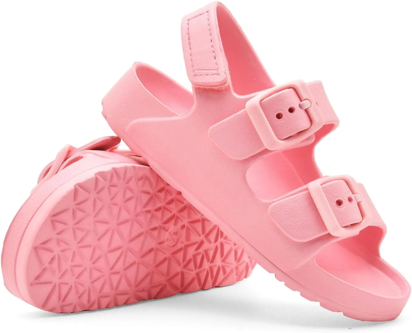 Toddler Unisex Adjustable Buckle Sandals – Comfortable Open Toe Beach & Pool Shoes for Boys & Girls with Back Strap