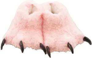 TONWHAR Animal Paw Claw Shoes Fuzzy Faux Fur Warm Novelty Costume Slippers