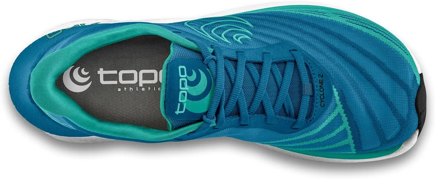Topo Athletic Men's Lightweight Comfortable 5MM Drop Speed Runner Cyclone 2 Road Running Shoes, Athletic Shoes for Road Running