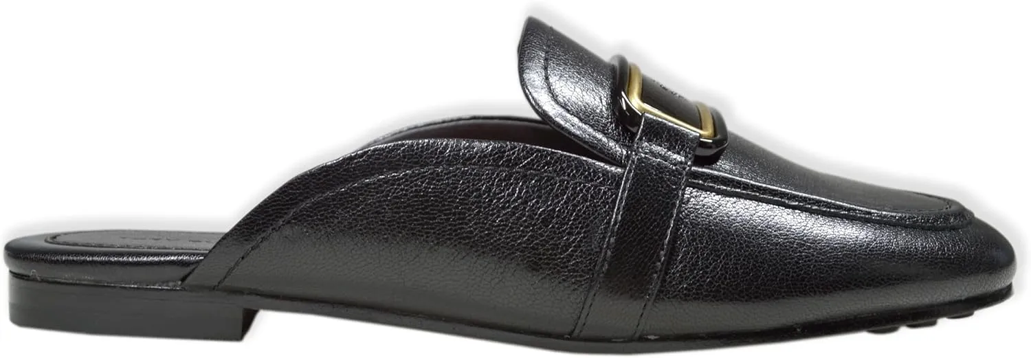 Tory Burch Womens 141270 Calf Leather Georgia Backless Mule Loafer Shoes,