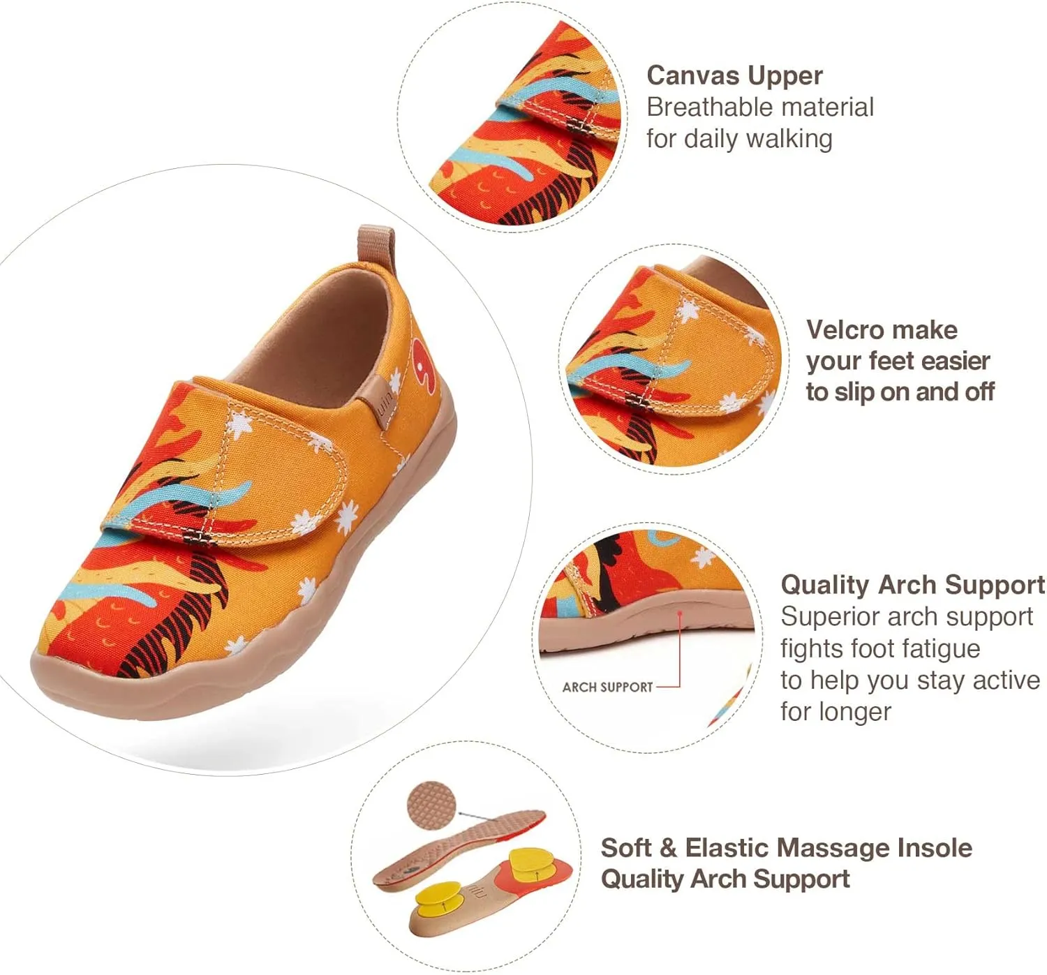 UIN Kid's The National Gallery Collaborative Collection Art Painted Travel Shoes