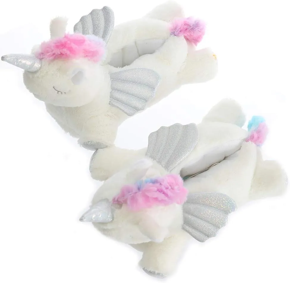Unicorn Slippers Women Light Up Slippers Glow in The Dark Unicorn Slippers for Girls Big Kids Slippers led Slippers