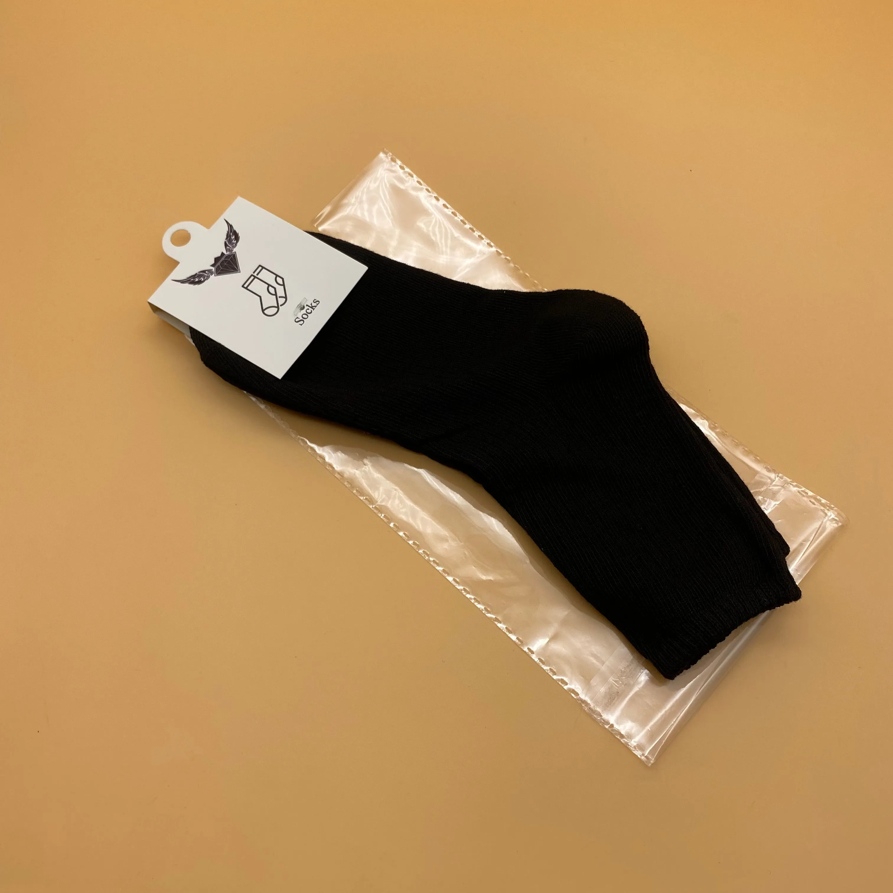 Unisex-Adult Short Socks,Solid Casual Breathable Quick Dry, Black(1 Pair)