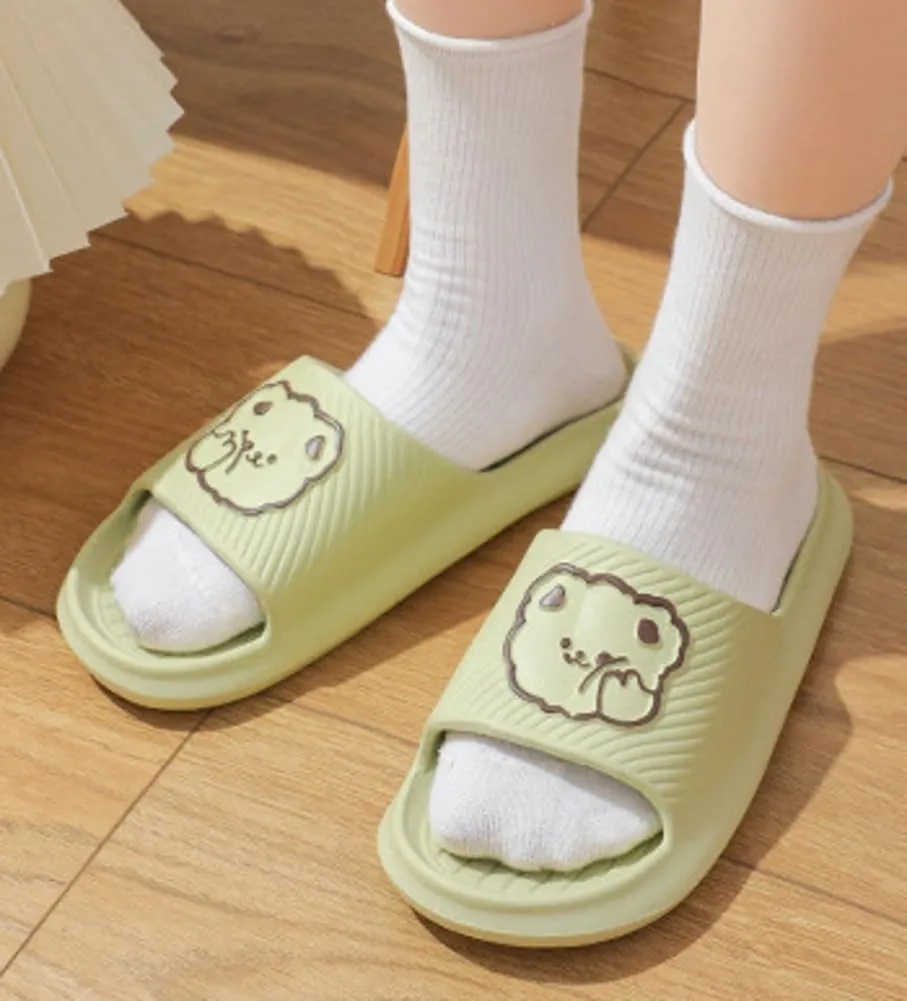 Unisex Kawaii Slipper Animal Slides Slippers for Women Men Cute Cartoon Slippers Comfy Cloud Slippers Sandals Shower Shoes