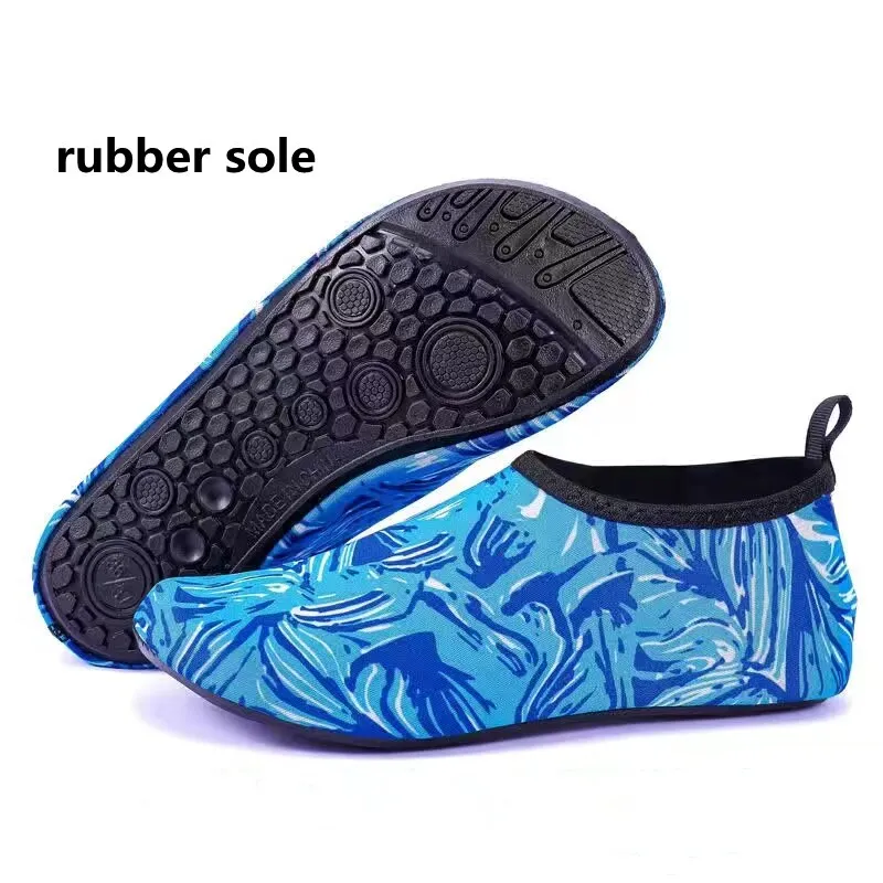 Unisex Water Shoes Swimming Diving Socks Summer Beach Sandal Flat Shoe Seaside Non-Slip Sneaker Socks Slipper for Men Women