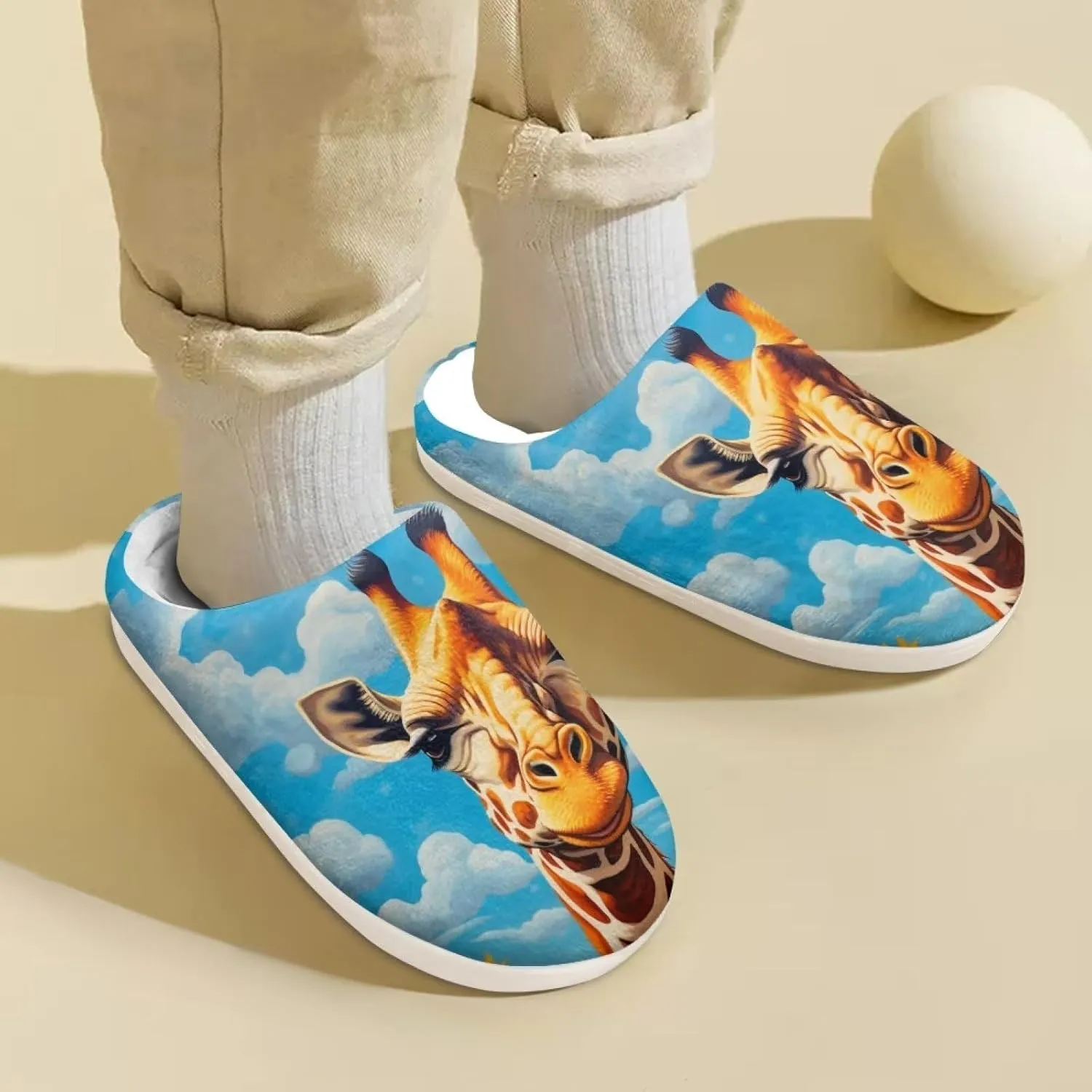 Upetstory Girls Boys Warm Slipper Winter House Slippers for Kids Size 9-14.5