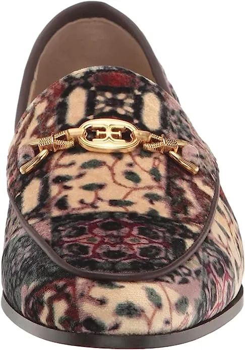 Vamp Multi High-value Edelman Loafers Velvet Prime Chain Quick resolution Shoes Loraine Ivory Detail Sam