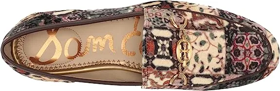 Vamp Multi High-value Edelman Loafers Velvet Prime Chain Quick resolution Shoes Loraine Ivory Detail Sam