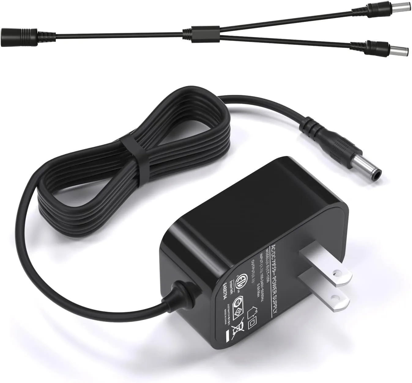 VHBW 5V Charger Replacement for Dogtra with Splitter Cable, Replacement SBC5V1000 Charger Compatible with Dogtra iQ Series, YS600, 200C, 280C, EF-3000 Gold Receiver,YS300 Collar Trainer