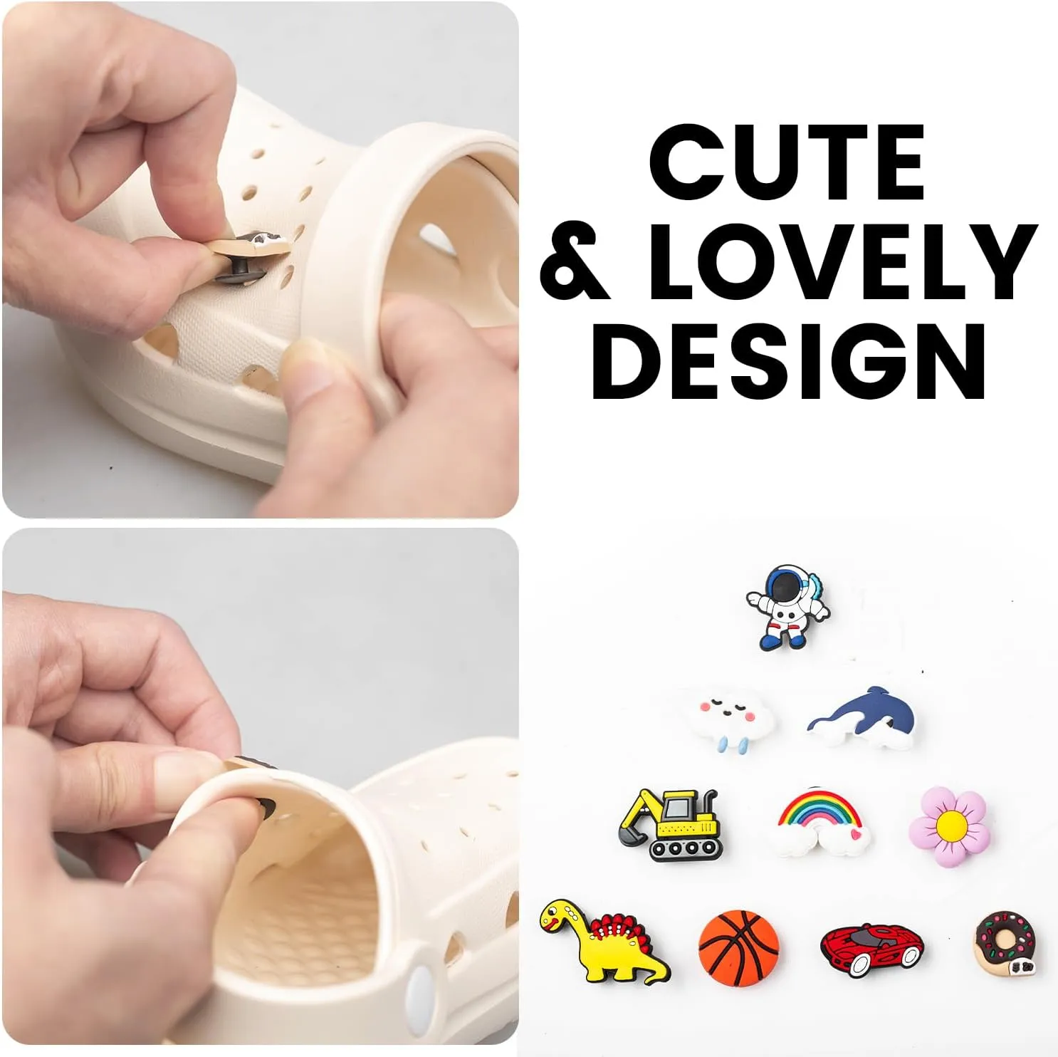 vibdiv Boys Girls Clogs Kids Garden Shoes Unisex Child Cartoon Slides Sandals Beach Slipper Indoor Outdoor(Toddler/Little Kids/Big Kids)