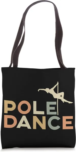Vintage Pole Dance Poledance Dancer Training Poledancer Tote Bag