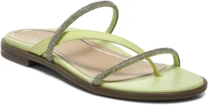 Vionic Women's Citrine Prism Flat Comfort Sandal- Supportive Slide Walking Sandals That Includes an Orthotic Insole and Cushioned Outsole for Arch Support, Medium and Wide Widths