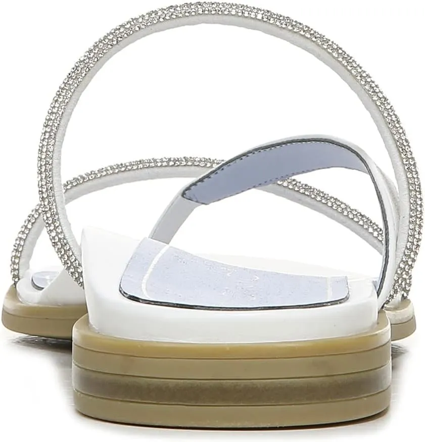 Vionic Women's Citrine Prism Flat Comfort Sandal- Supportive Slide Walking Sandals That Includes an Orthotic Insole and Cushioned Outsole for Arch Support, Medium and Wide Widths