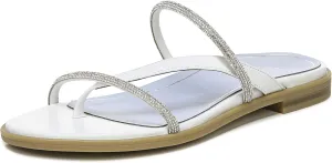 Vionic Women's Citrine Prism Flat Comfort Sandal- Supportive Slide Walking Sandals That Includes an Orthotic Insole and Cushioned Outsole for Arch Support, Medium and Wide Widths