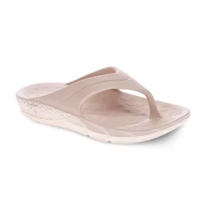 Vitality EVA Beige Toe Post Sandal - Vitasole