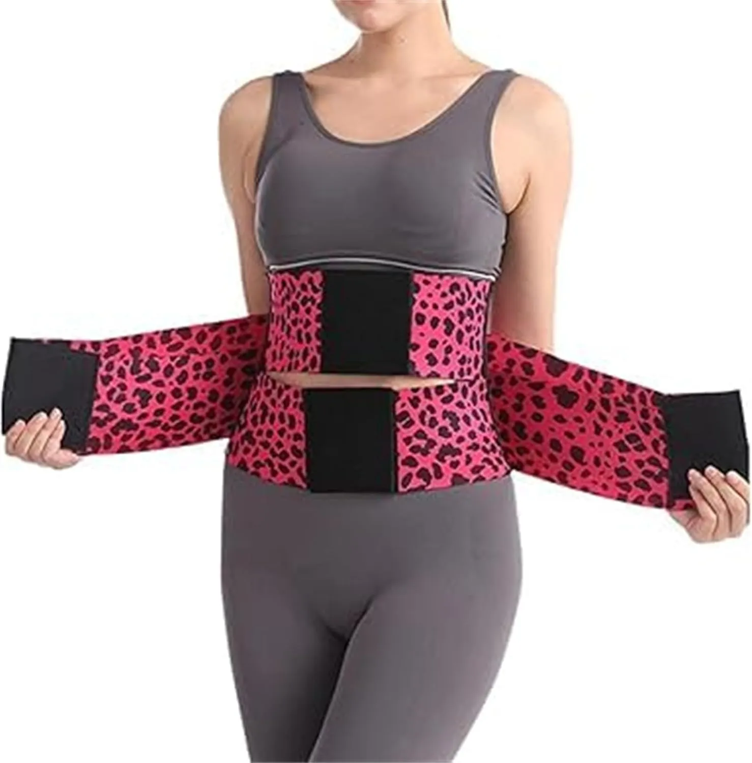 Waist Belt Belly Belt Tummy Shaper, Waist Trainer with Triple Wrap, Comfortable, Adjustable and Breathable, Women's Plus Size