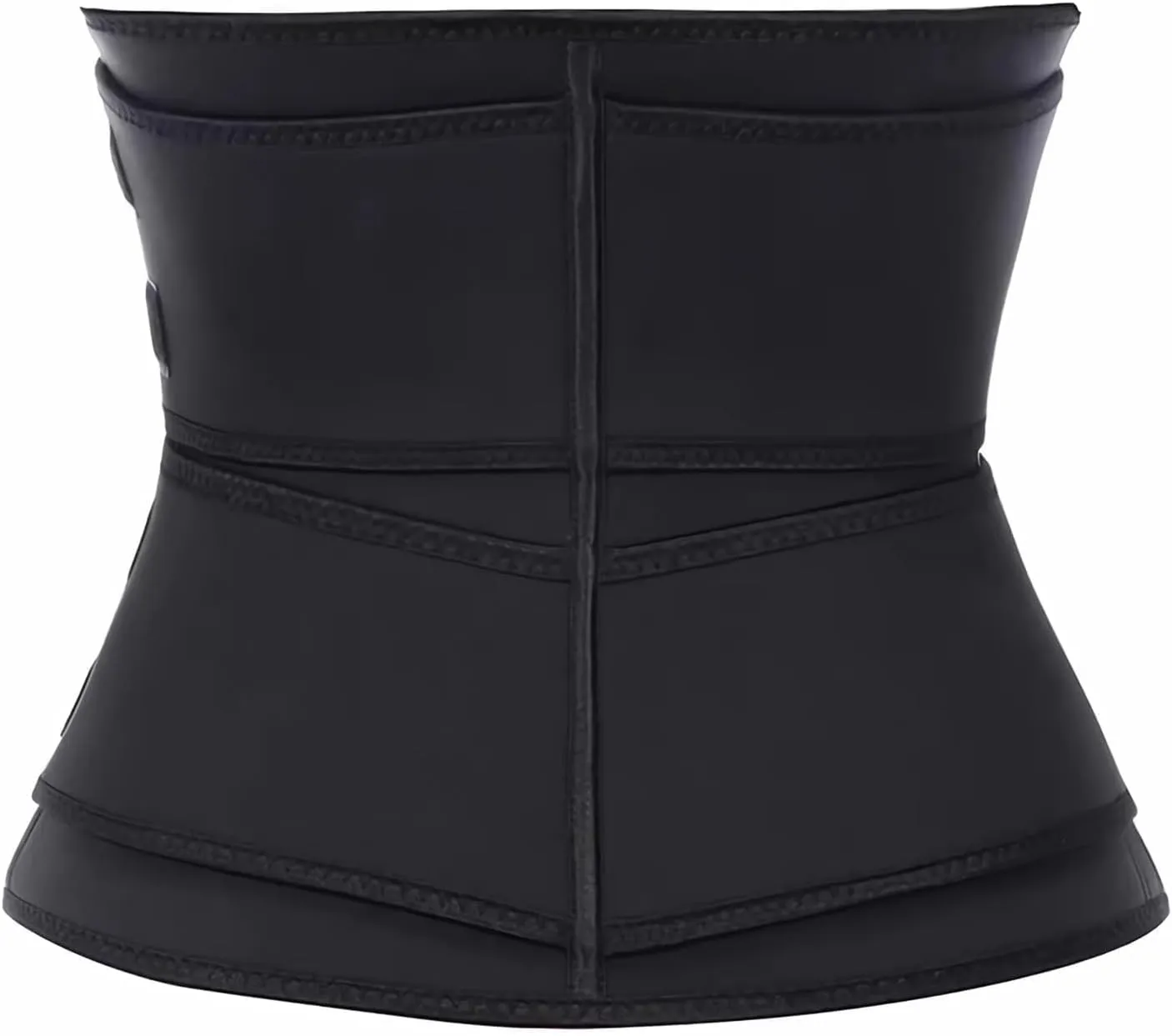 Waist Trainer Double Belt Corset Plus Size Cincher Trimmer Belt With Zip Body Shaper for Women