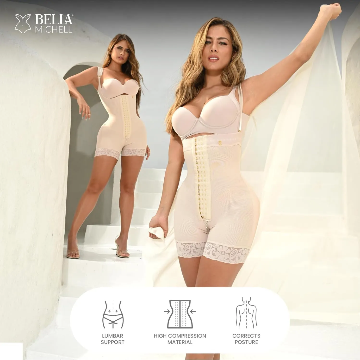 Waist Trainers for Women Belly Fat | Colombian Latex Workout Shapewear | Adjustable Waist Snatcher