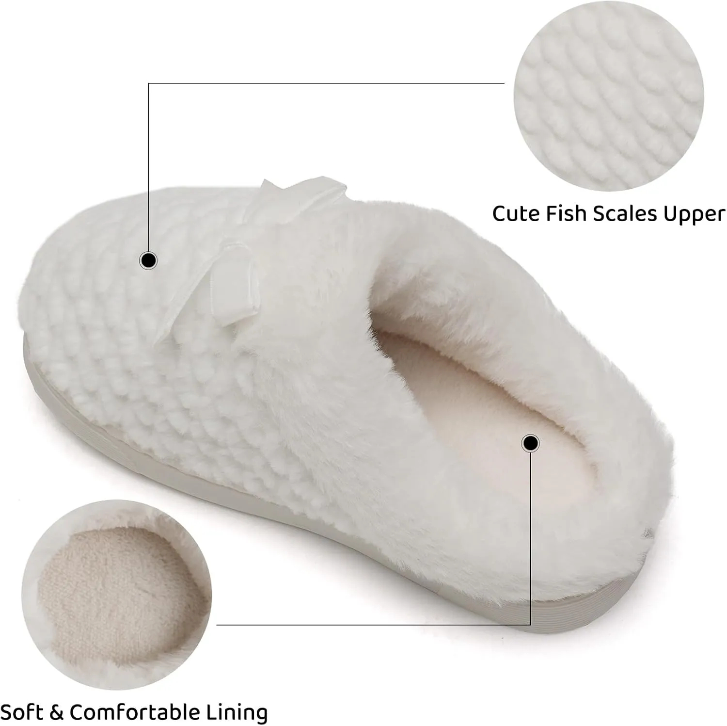 WateLves Girls Slippers Kids Slip On Winter House Shoes Anti-Slip Soft Coral Fleece Slipper for Indoor & Outdoor