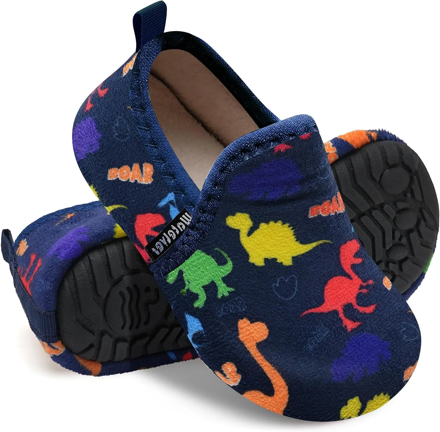 WateLves Kids Toddler Slippers Girls Boys Slip on House Shoes Lightweight Anti Slip Sock Slippers Winter Indoor Outdoor Walking Shoes