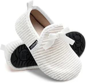 WateLves Kids Toddler Slippers Girls Boys Slip on House Shoes Lightweight Anti Slip Sock Slippers Winter Indoor Outdoor Walking Shoes
