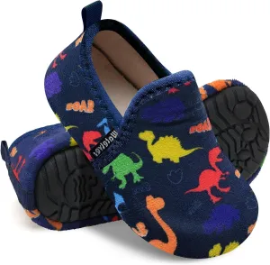 WateLves Kids Toddler Slippers Girls Boys Slip on House Shoes Lightweight Anti Slip Sock Slippers Winter Indoor Outdoor Walking Shoes