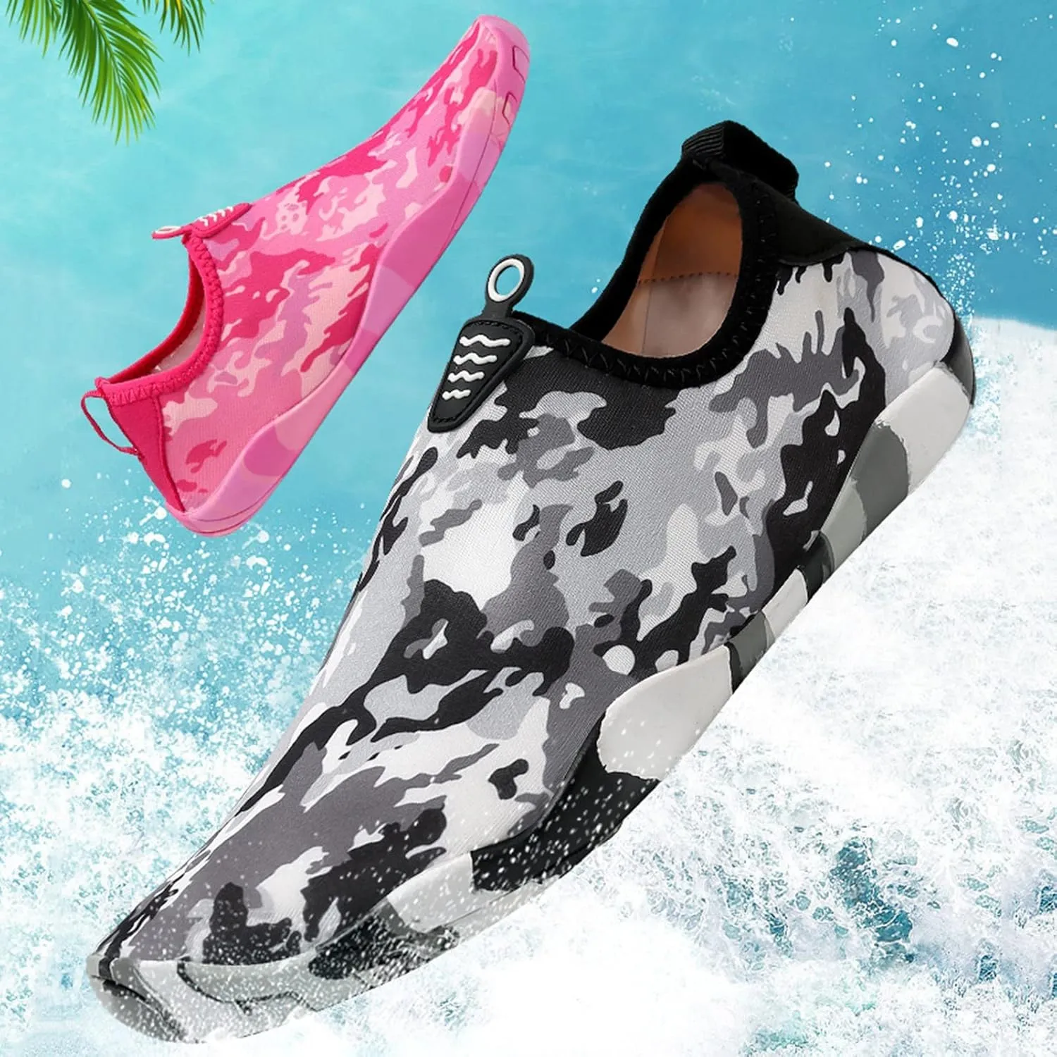 Water Shoes for Swimming Beach Pool Surf Barefoot Aqua Quick Dry Mens Womens Hiking Kayaking Diving Yoga Outdoor Sports Breathable