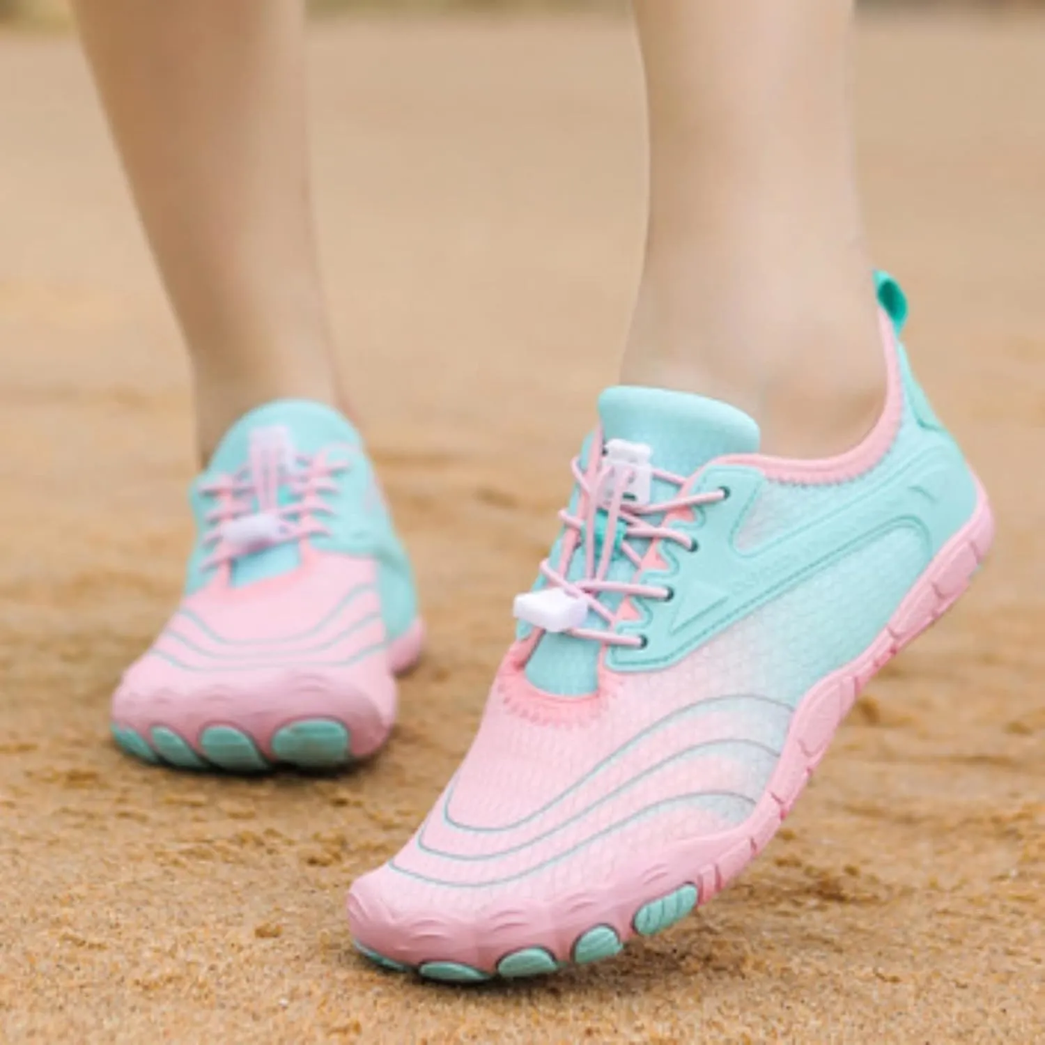 Water Shoes Mens Womens Quick Dry Barefoot Aqua Swim Beach Pool Surf Kayaking Hiking Outdoor Sports Shoes Lightweight Non Slip Design