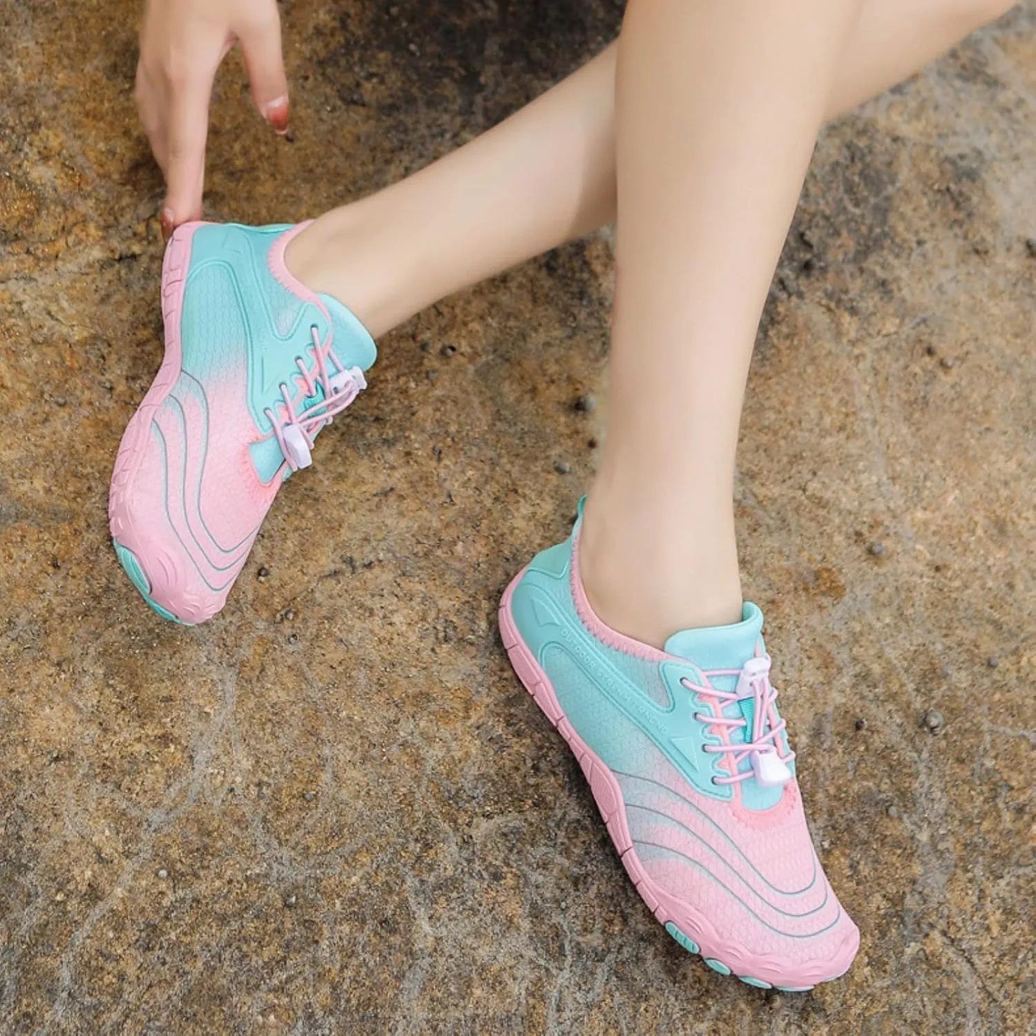 Water Shoes Mens Womens Quick Dry Barefoot Aqua Swim Beach Pool Surf Kayaking Hiking Outdoor Sports Shoes Lightweight Non Slip Design