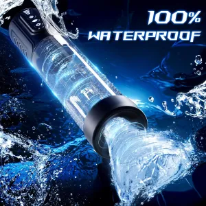 Waterproof Realistic Male Masturbator,Adult Sex Toys for Men,Sucking & Pumping Male Sex Toy, Premuim quiality Pocket Pussy Stroker, Follyee Penis Trainer Glans Stimulator Mens Vibrator Penis Pump