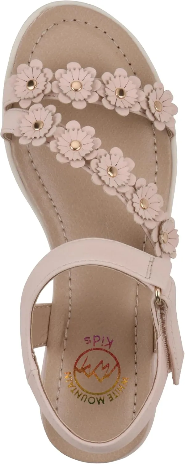 White Mountain Kids Girls' Euro Floral Sandal