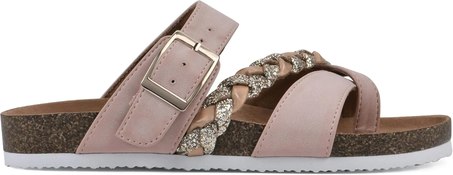 White Mountain Kids Girls' Gramma Braided Sandal