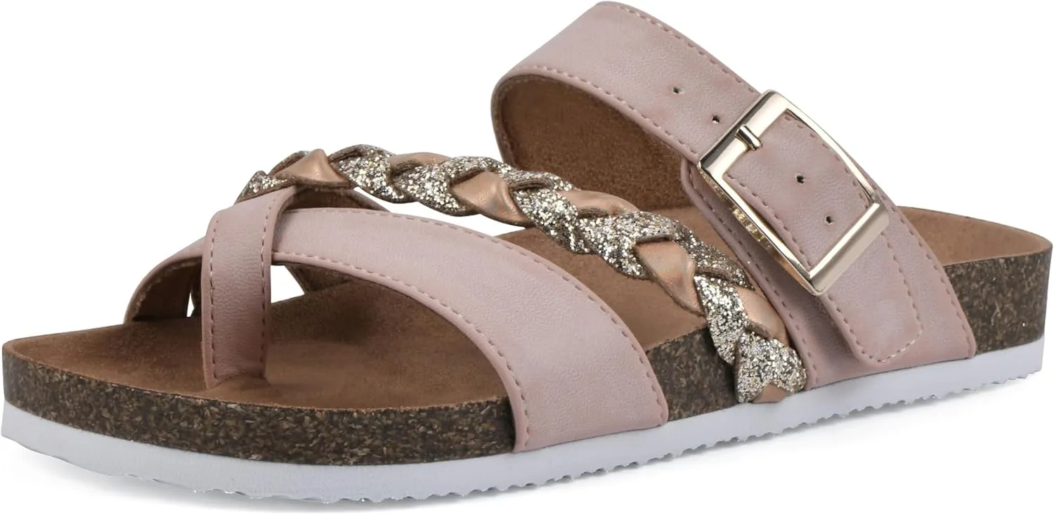 White Mountain Kids Girls' Gramma Braided Sandal